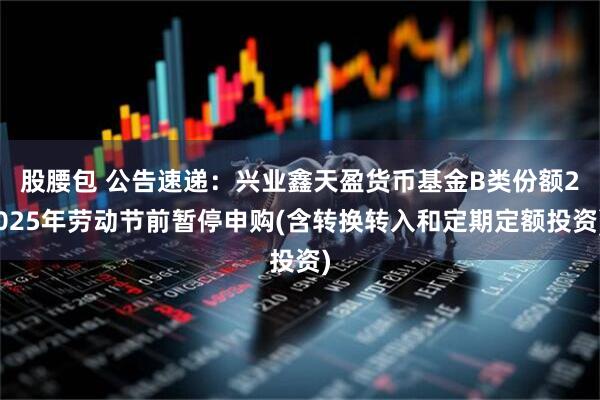 股腰包 公告速递：兴业鑫天盈货币基金B类份额2025年劳动节前暂停申购(含转换转入和定期定额投资)