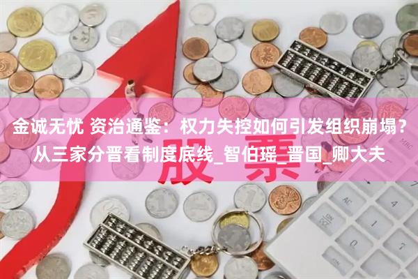 金诚无忧 资治通鉴：权力失控如何引发组织崩塌？从三家分晋看制度底线_智伯瑶_晋国_卿大夫